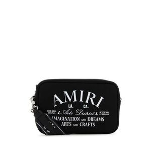 Amiri Men Black Fabric Crossbody Bag